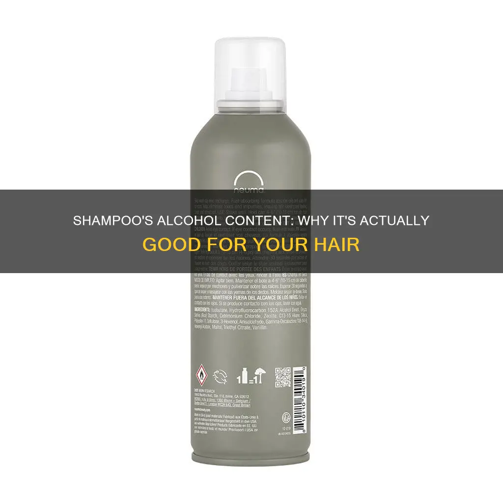 why do healthy shampoos have so many types of alcohol