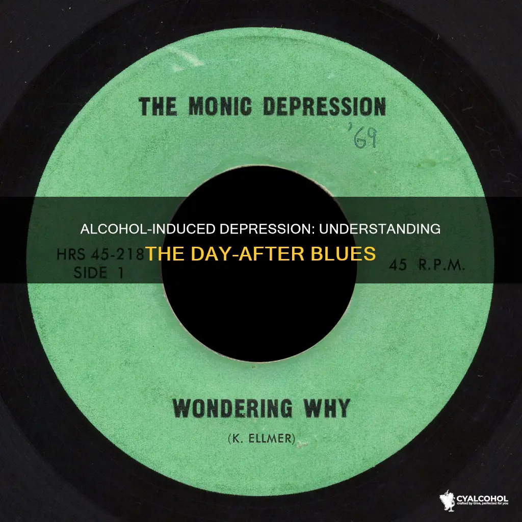 why do i feel depressed the day after alcohol