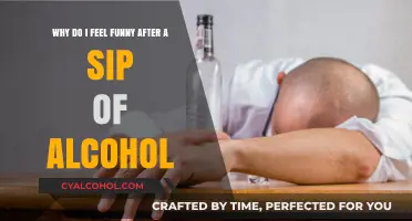 Alcohol's Immediate Effects: Why That First Sip Feels Funny