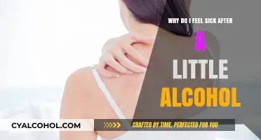 How Little Alcohol Can Make You Sick