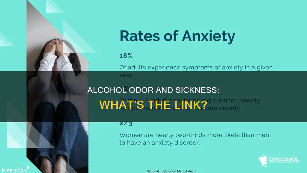 why do i feel sick when i smell alcohol