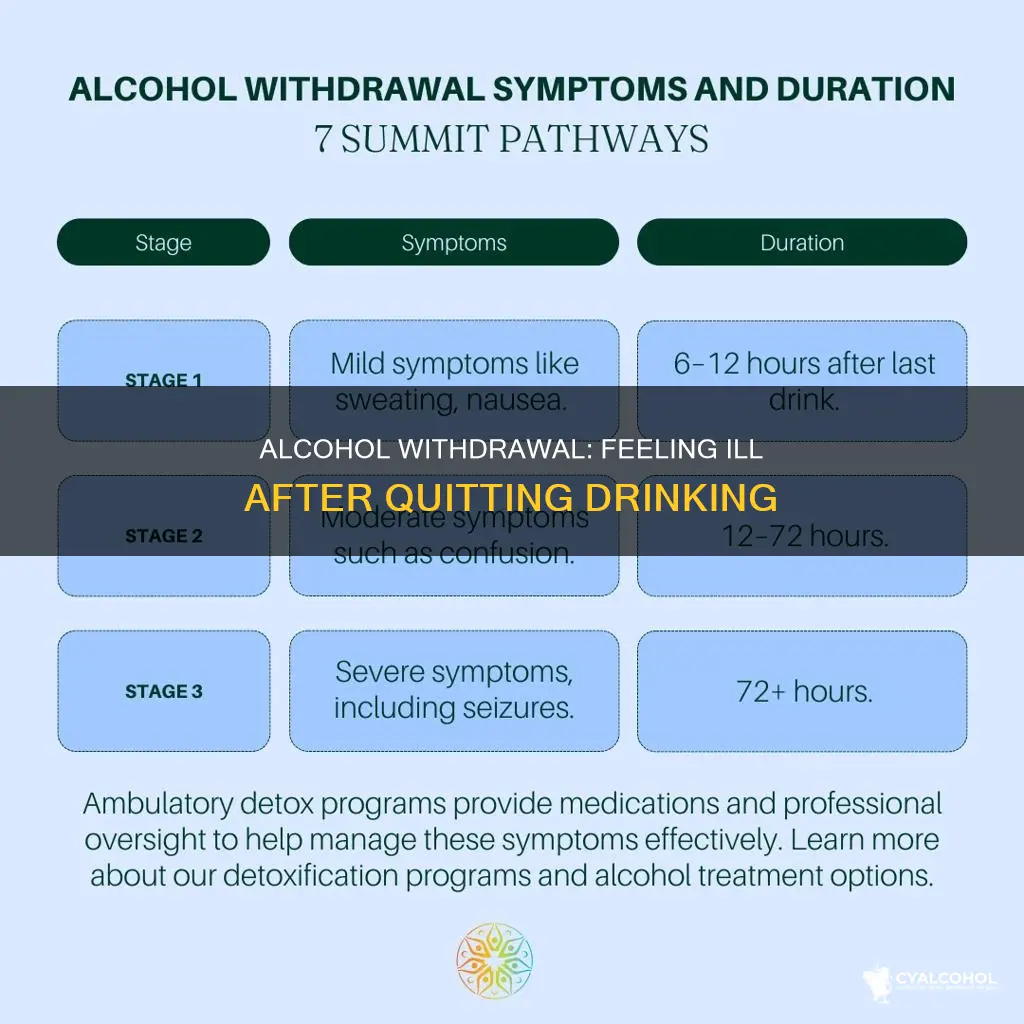 why do i feel so ill after giving up alcohol