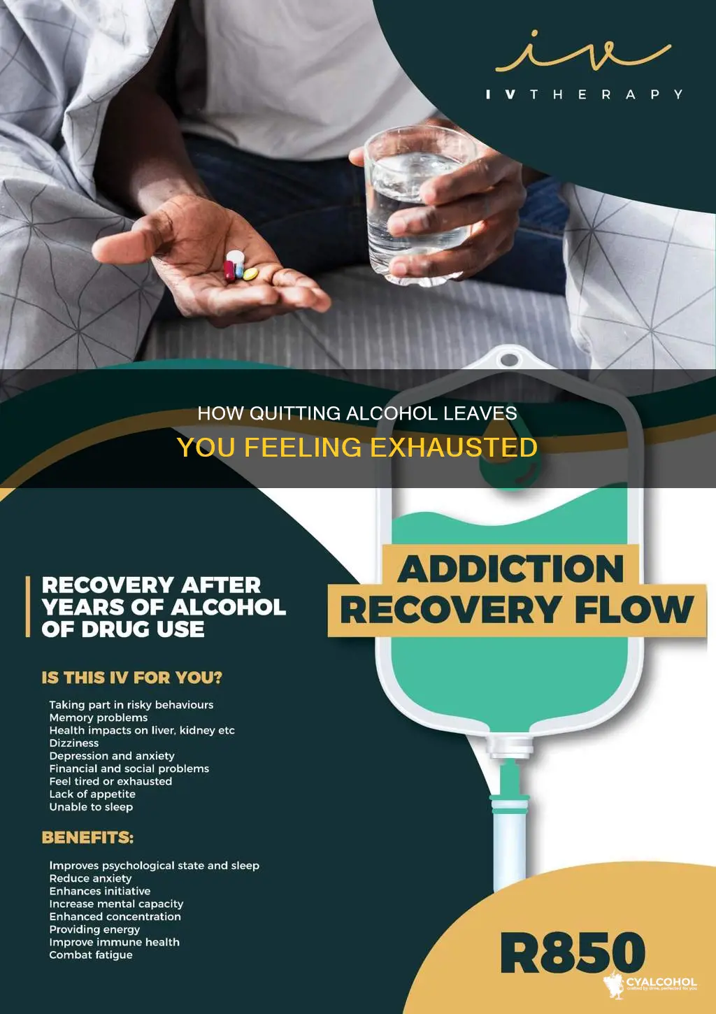 why do i feel so tired after quitting alcohol