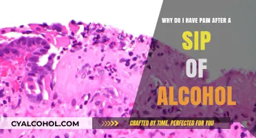 Alcohol Intolerance: Pain After a Sip