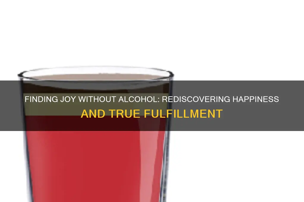 why do i need alcohol to be happy