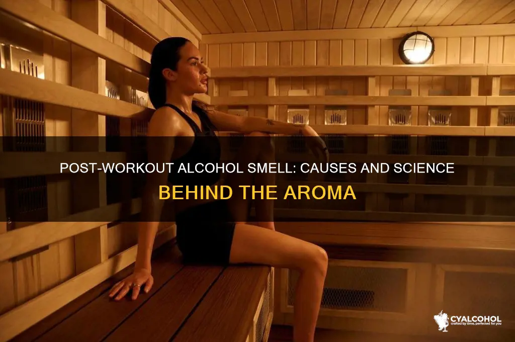 why do i smell alcohol after working out