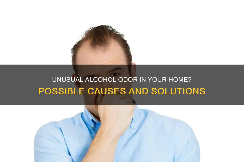 why do i smell alcohol in my house