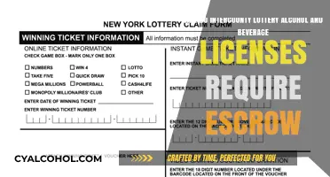 Intercounty Lottery Licenses: Escrow for Smooth Alcohol Sales