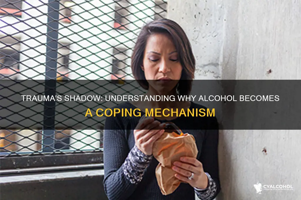 why do people turn to alcohol after trauma