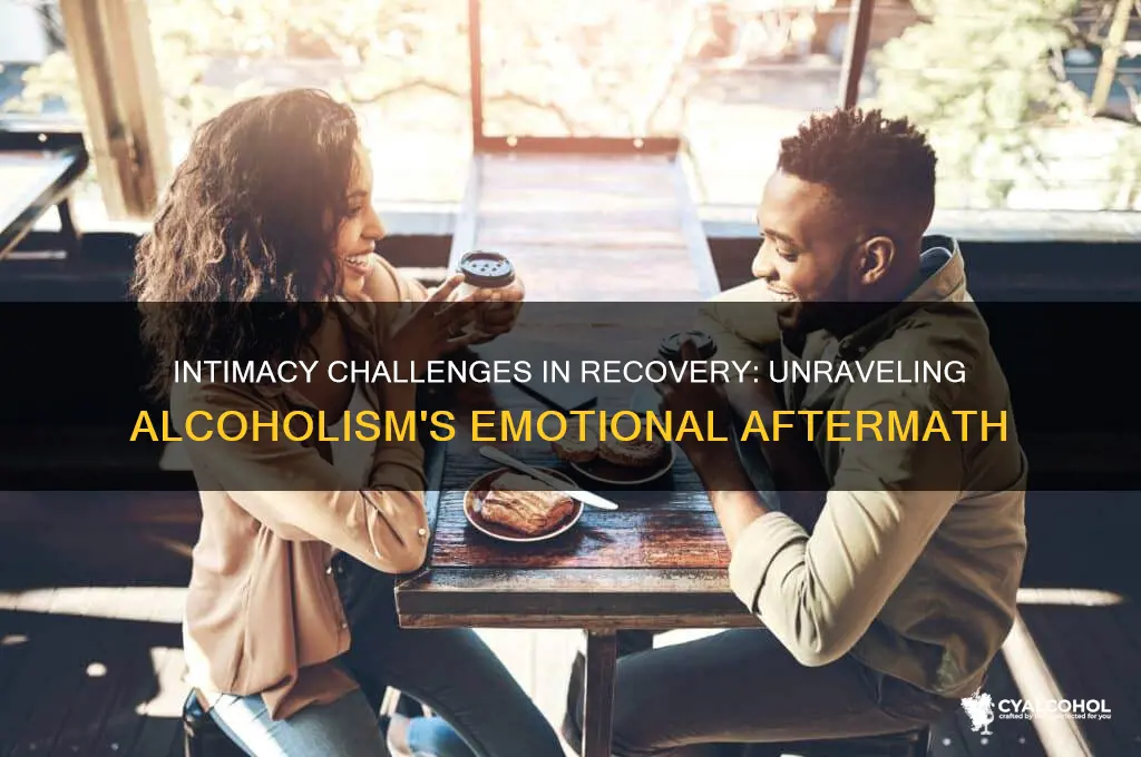why do recovering alcoholics have issues with intimacy