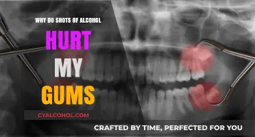 Alcohol Shots and Gum Pain: Uncovering the Burning Sensation