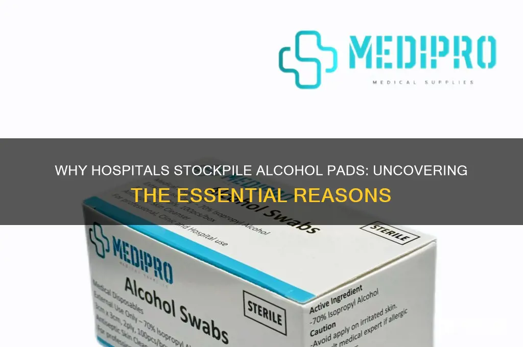 why do they have so many alcohol pads