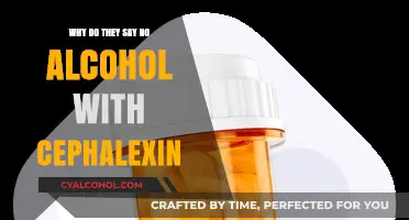 Cephalexin and Alcohol: Why Mixing Them Can Be Risky