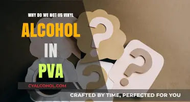 The Unsuitability of Vinyl Alcohol for PVA Adhesives