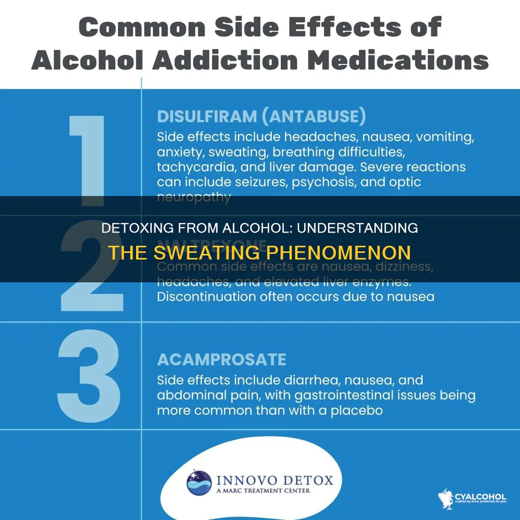 why do you sweat when you detox from alcohol