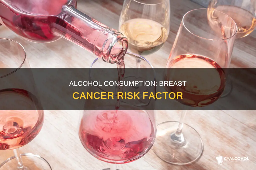 why does alcohol consumption increase chances of breast cancer