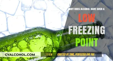 Alcohol Freezing Point: Why So Low?