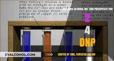 Alcohol and 2,4-DNP: No Reaction, No Precipitate