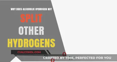 Why Alcoholic Hydrogen Resists Splitting Other Hydrogens: A Chemical Insight