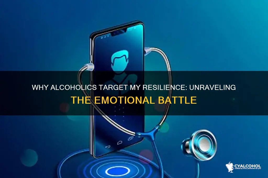 why does alcoholic try to break my spirit