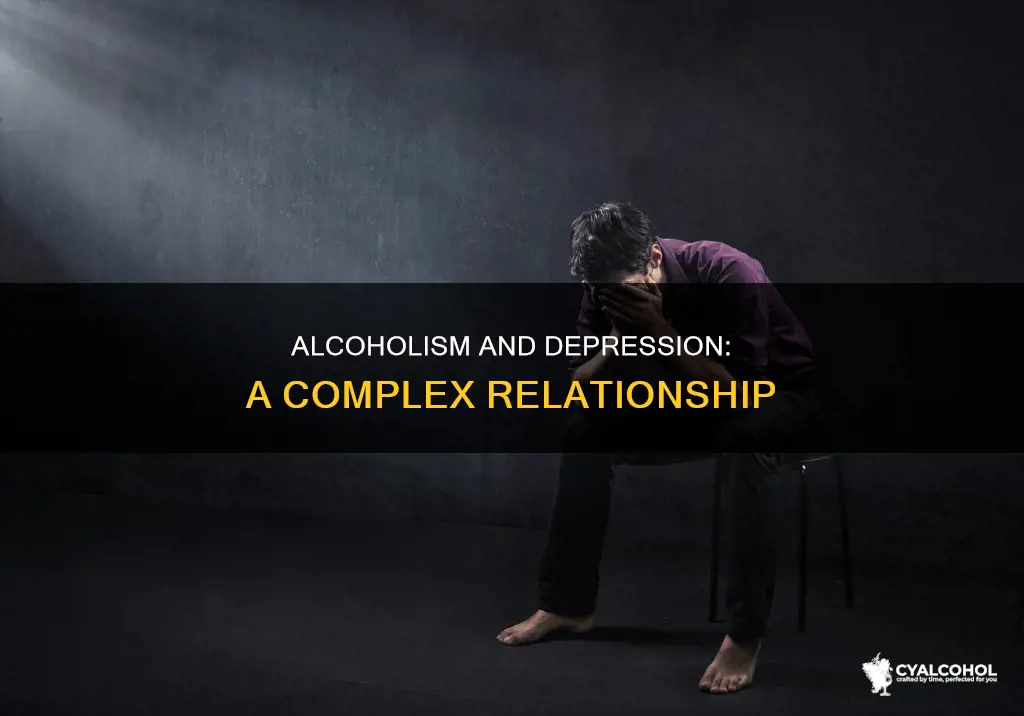 why does an alcoholic go through no depressionwhen becoming sober