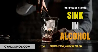 Why Ice Cubes Sink in Alcohol: Science Behind the Phenomenon