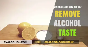 Baking Soda and Salt: Alcohol Taste Remover