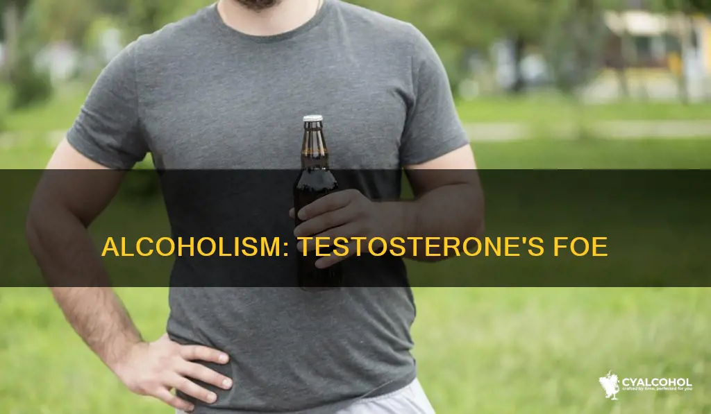 why does chronic alcoholism also lead to decreases in testosterone