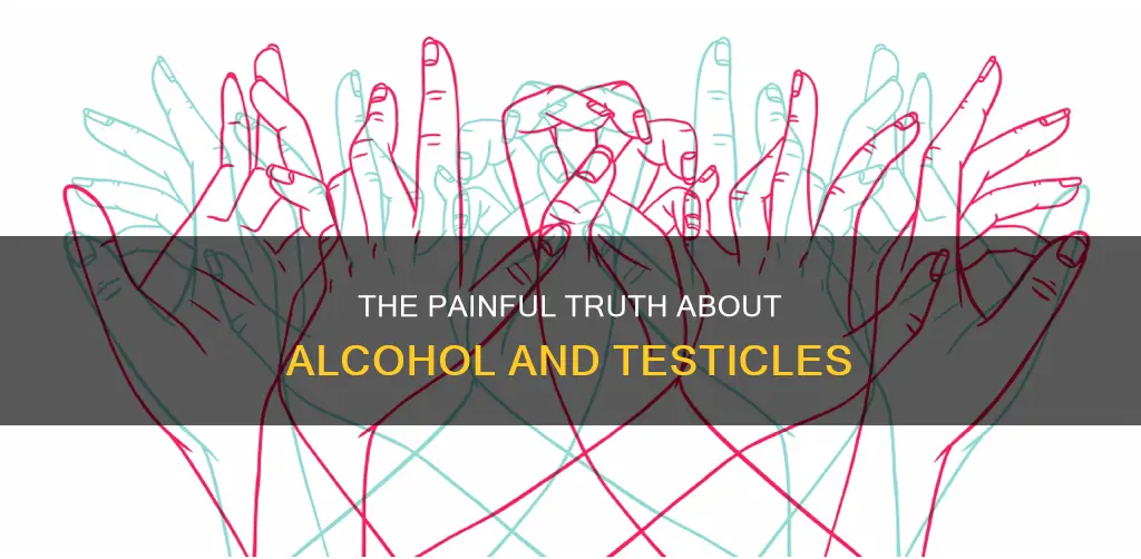 why does it hurt to put alcohol on my balls