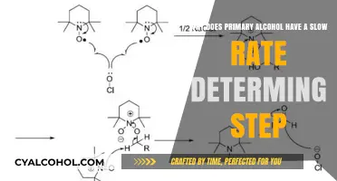 Primary Alcohols: Slow Rate Determining Step Explained