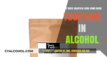 Salicylic Acid and Alcohol: A Complex Relationship
