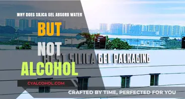 How Silica Gel Absorbs Water, Not Alcohol