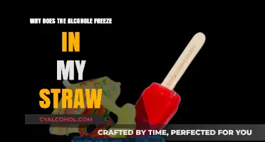 Why Alcohol Freezes in Straws: The Science Behind It
