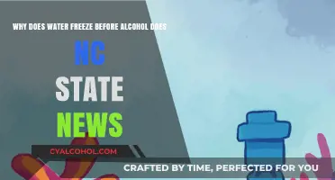 Water Freezes Before Alcohol: NC State Explains Why