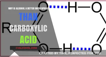 Alcohol's Nucleophilic Nature: Why It's Superior to Carboxylic Acids