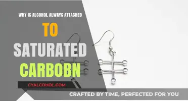 Why Alcohol Groups Prefer Saturated Carbon Atoms: A Chemical Insight