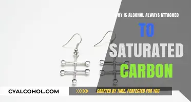 Why Alcohol Groups Prefer Saturated Carbon: A Chemical Bond Explained