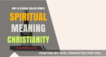 Alcohol as Spirits: Unveiling Christianity's Spiritual Connection and Meaning