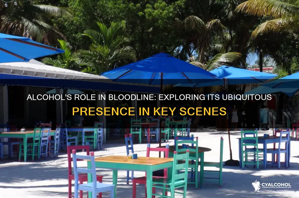 why is alcohol in many scenes of bloodline