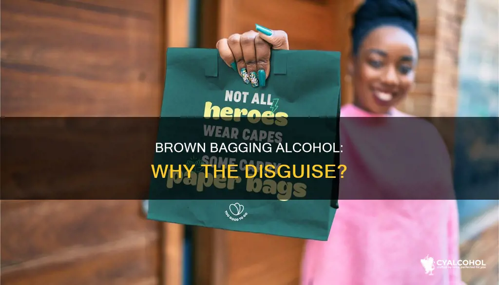 why is alcohol put in brown bags in grocery