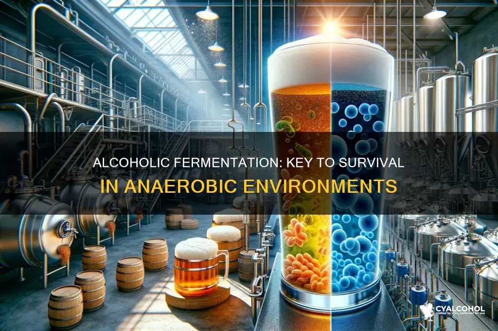 why is alcoholic fermentation important for anaerobic conditions