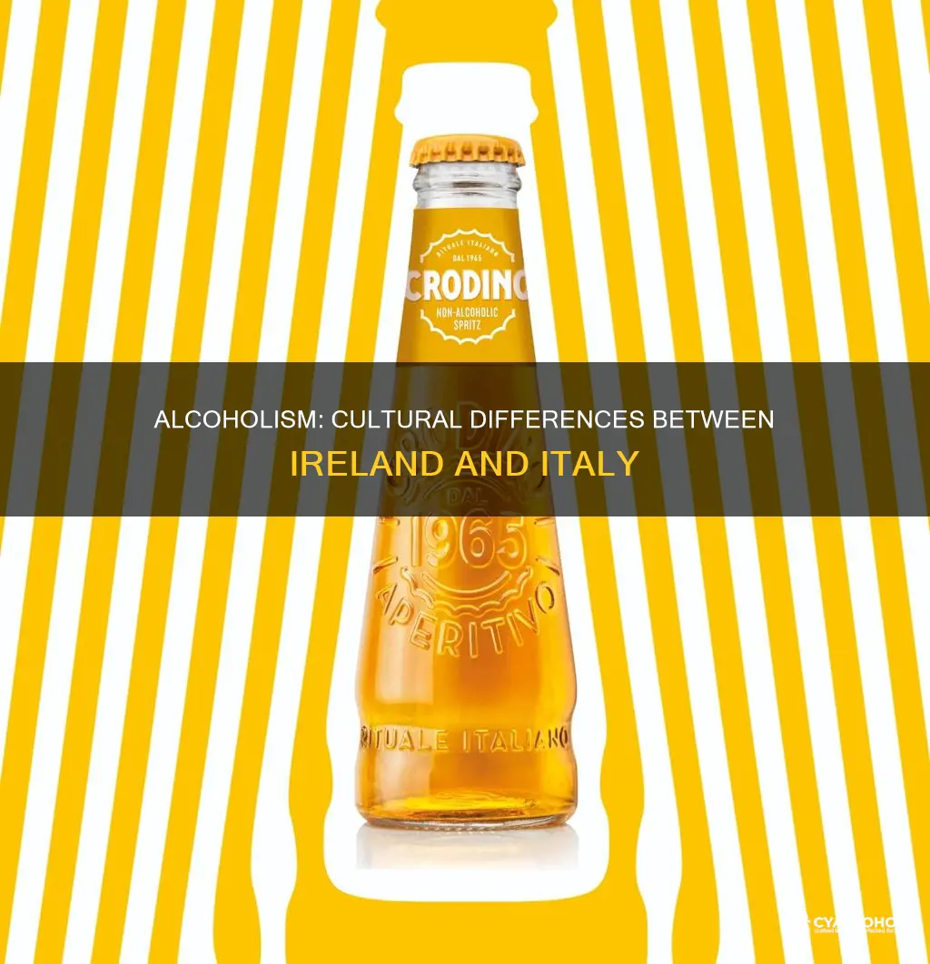 why is alcoholism more common in ireland than in italy
