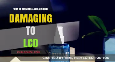 Ammonia and Alcohol: Hidden Dangers for Your LCD Screens