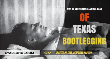 Is Delivering Alcohol East of Texas Considered Bootlegging?