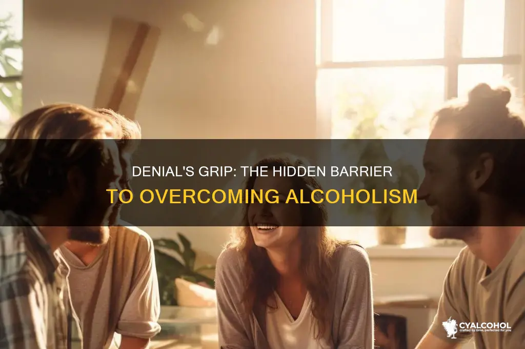 why is denial the biggest obstacle in alcoholism