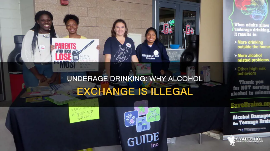why is it againts the law to exchange alcohol