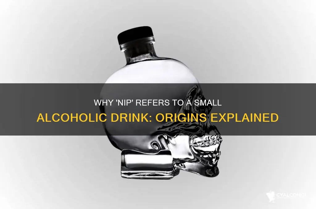 why is it called a nip of alcohol