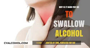 Alcohol Swallowing Difficulties: Why It's Hard