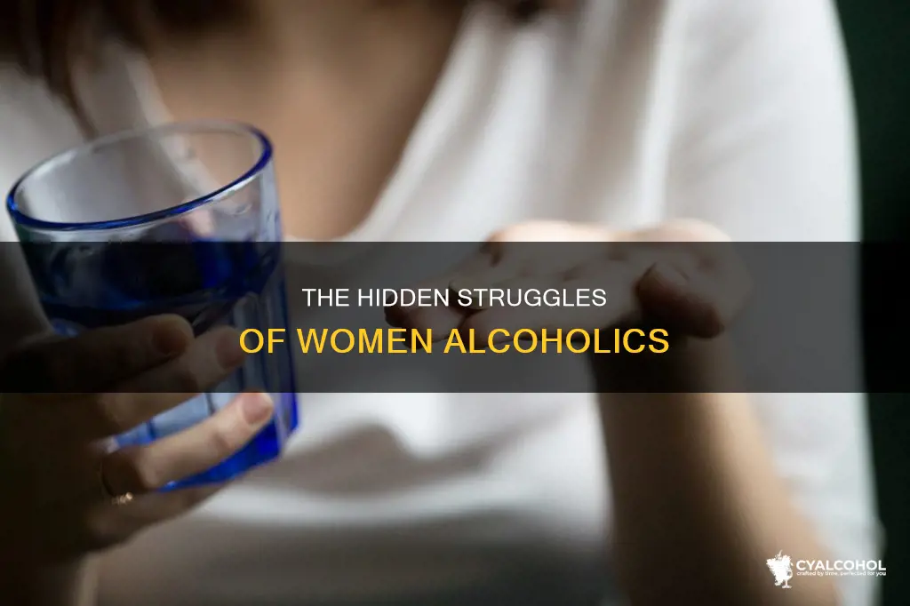 why is it harder to detect a woman alcoholic
