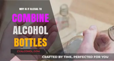Combining Alcohol Bottles: Legal Risks and Safety Concerns Explained